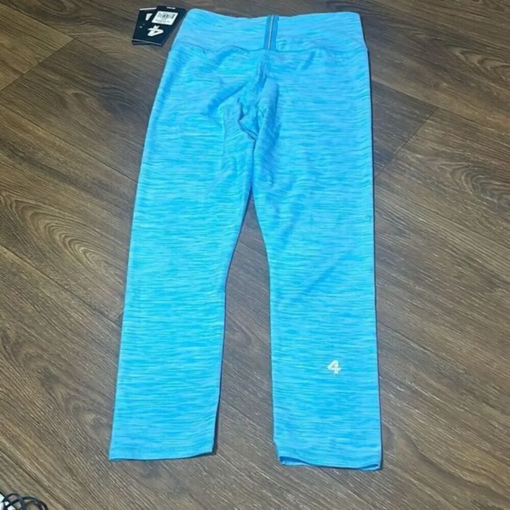 NWT FourLaps Womens River Blue Space Dye Arc‎ Compression Leggings Size Small